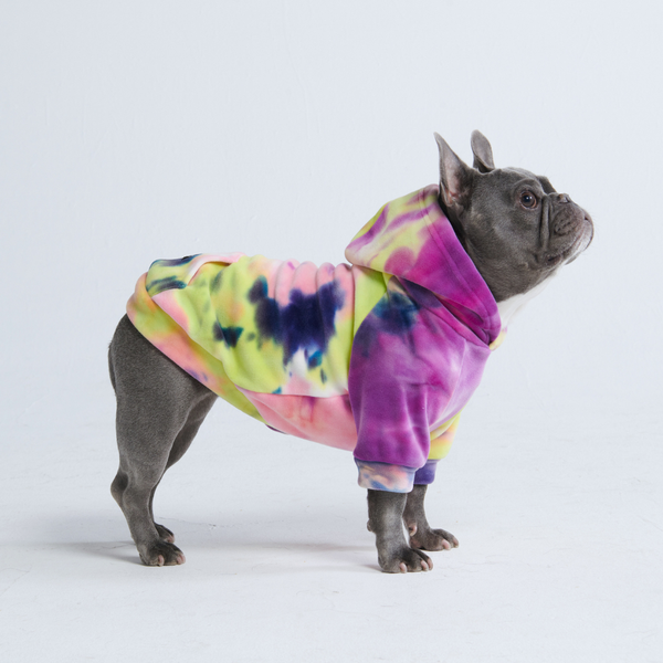 Samtiger Hunde Hoodie - Beerenlimonade