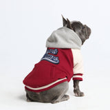 Collegejacke für Hunde– Rot