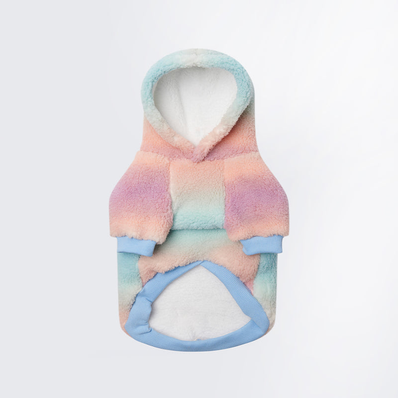 Fluffdreams™ Angst Beruhigung Hunde Hoodie - Pastell Zuckerguss