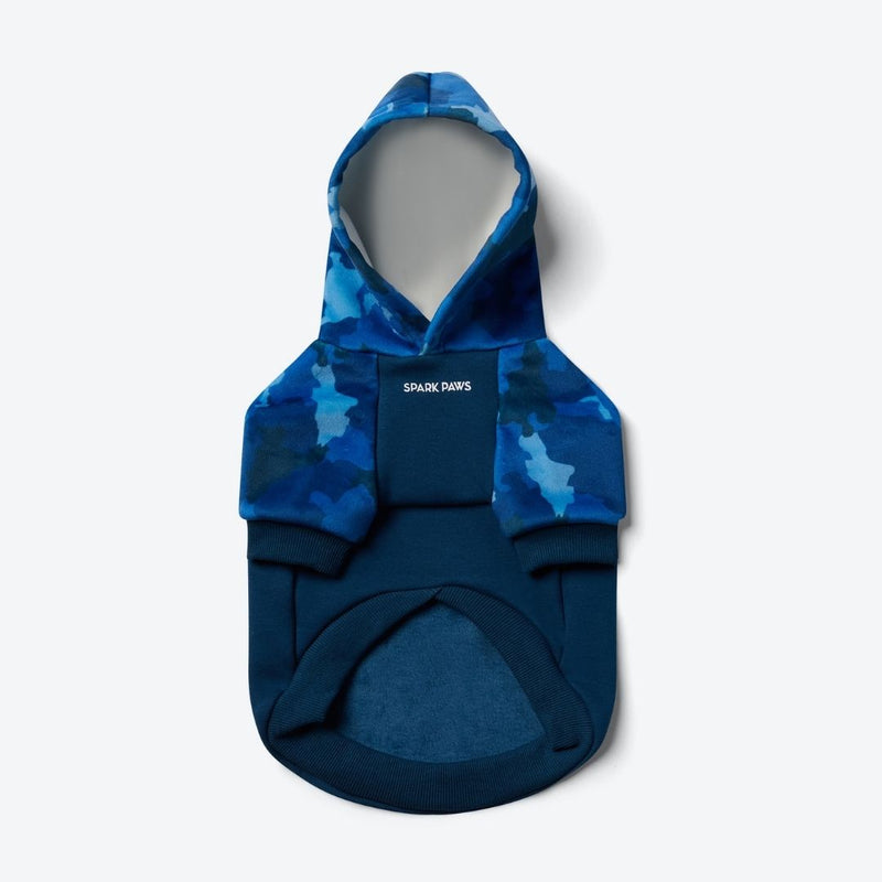 Blaue Tarn-Hundehoodie