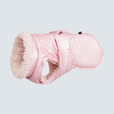 Slip-On Winterjacke - Metallisch Rosa