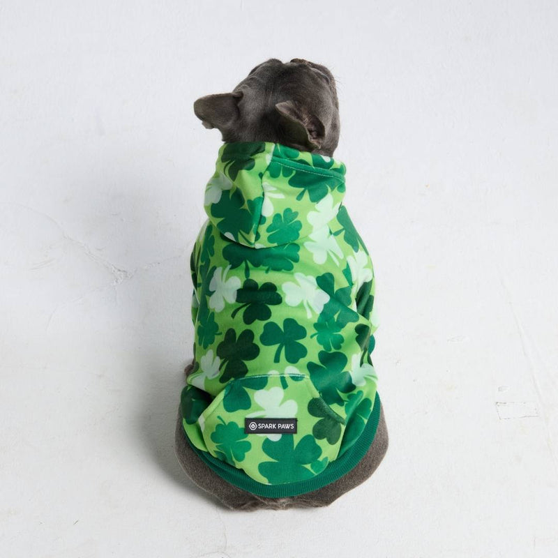 St. Pattys Hundehoodie – Kleeblätter