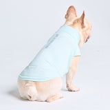 Sunblock Hunde-T-Shirt - Hellblau